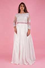 White Floral Gown4279 video